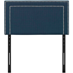 Jessamine Azure Upholstered Fabric Twin Headboard - Ornate Home