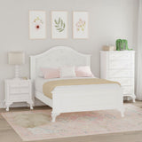Jesse White 3-Piece Full Panel Bedroom Set - Ornate Home
