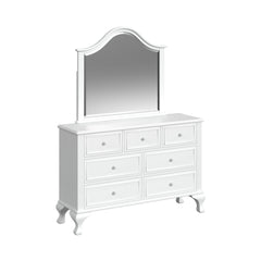 Jesse White 4-Piece Full Panel Bedroom Set - Ornate Home