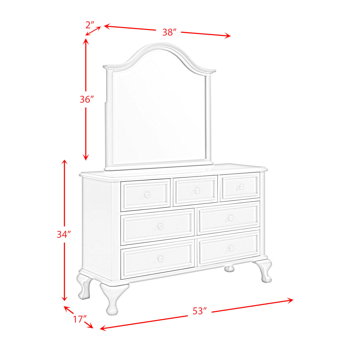 Jesse White 4-Piece Twin Panel Bedroom Set - Ornate Home