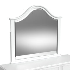 Jesse White Dresser & Mirror Set - Ornate Home