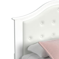 Jesse White Twin Panel Bed - Ornate Home