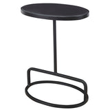 Jessenia Black Marble Accent Table - Ornate Home