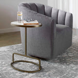 Jessenia White Marble Accent Table - Ornate Home