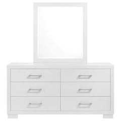 Jessica Snow White Dresser and Mirror - Ornate Home