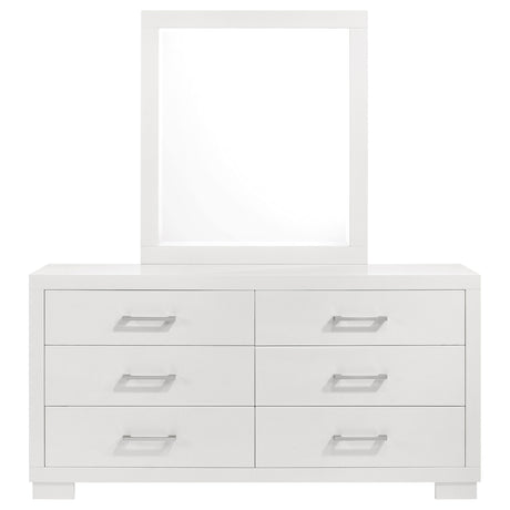 Jessica Snow White Dresser and Mirror - Ornate Home