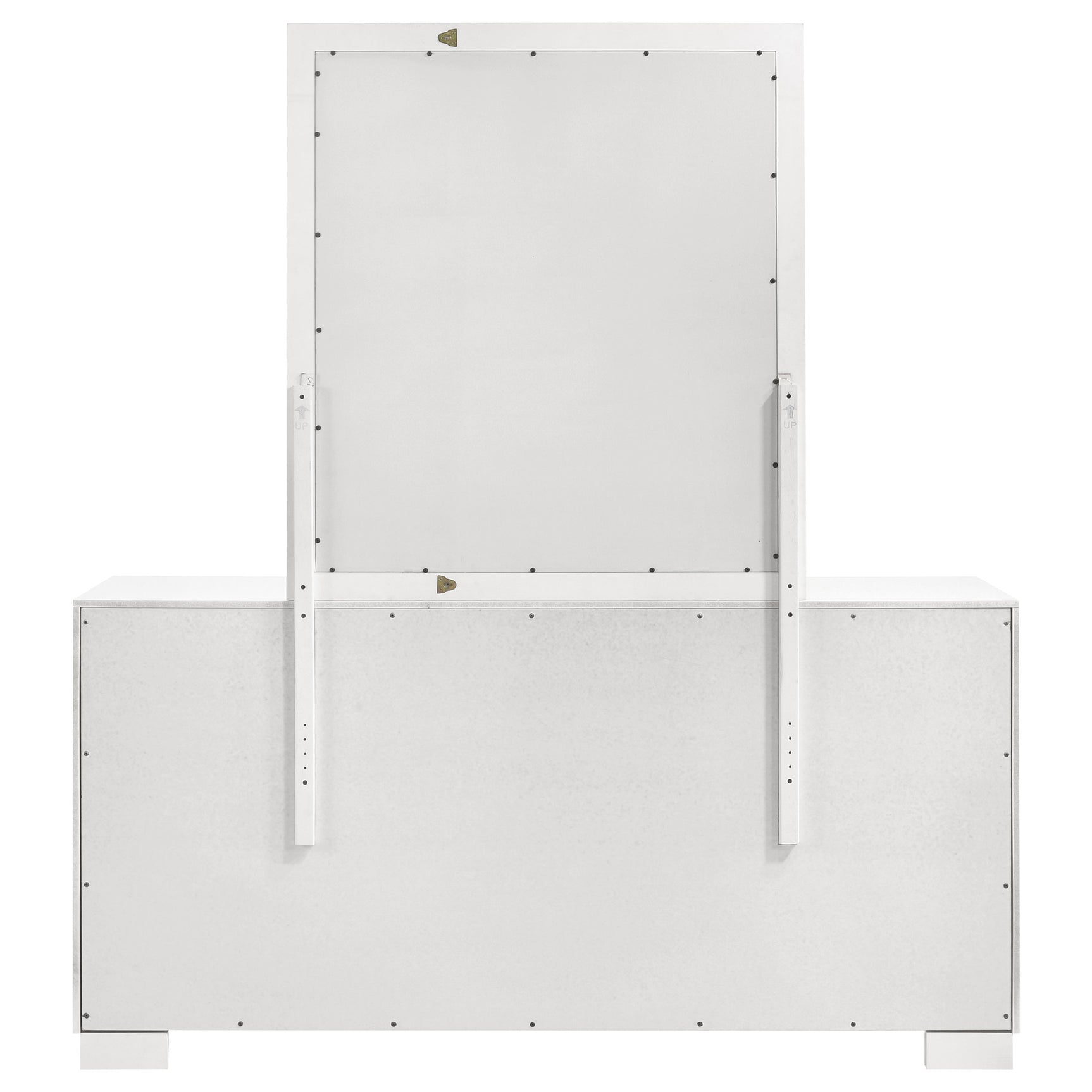 Jessica Snow White Dresser and Mirror - Ornate Home