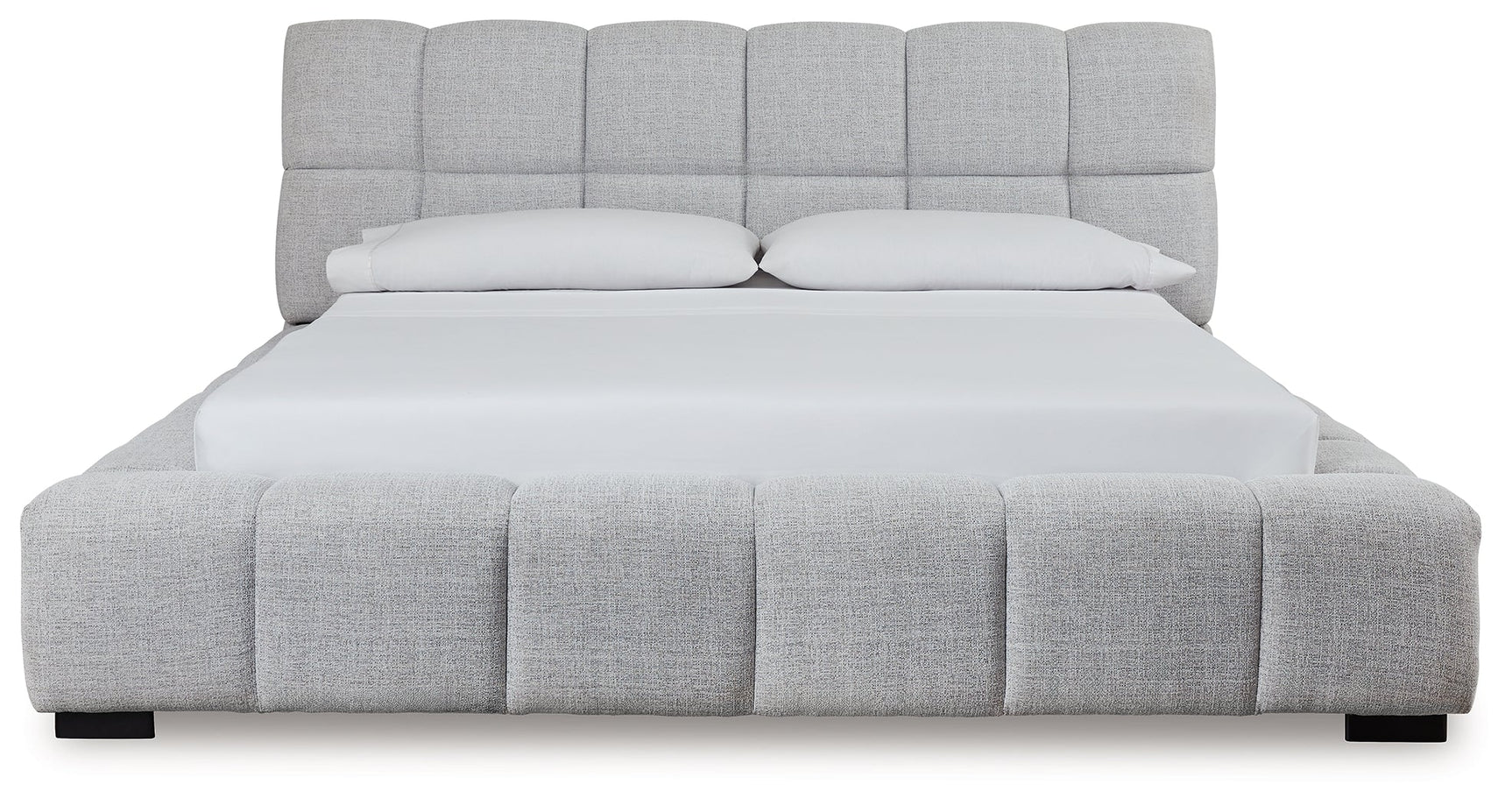 Jesstean Light Gray California King Upholstered Bed (Online Special Price) - Ornate Home
