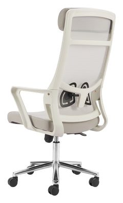 Jett Light Gray High Back Office Chair - Ornate Home