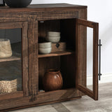 Jett Natural 4 Door Cabinet - Ornate Home