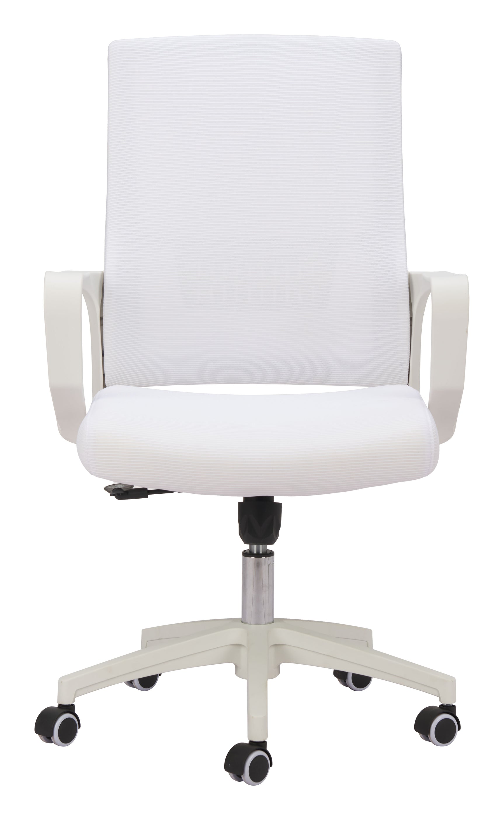 Jett White Low Back Office Chair - Ornate Home