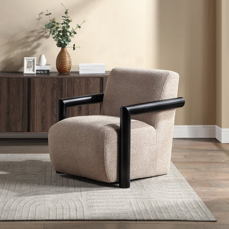 Jetta Latte/Black Accent Chair - Ornate Home