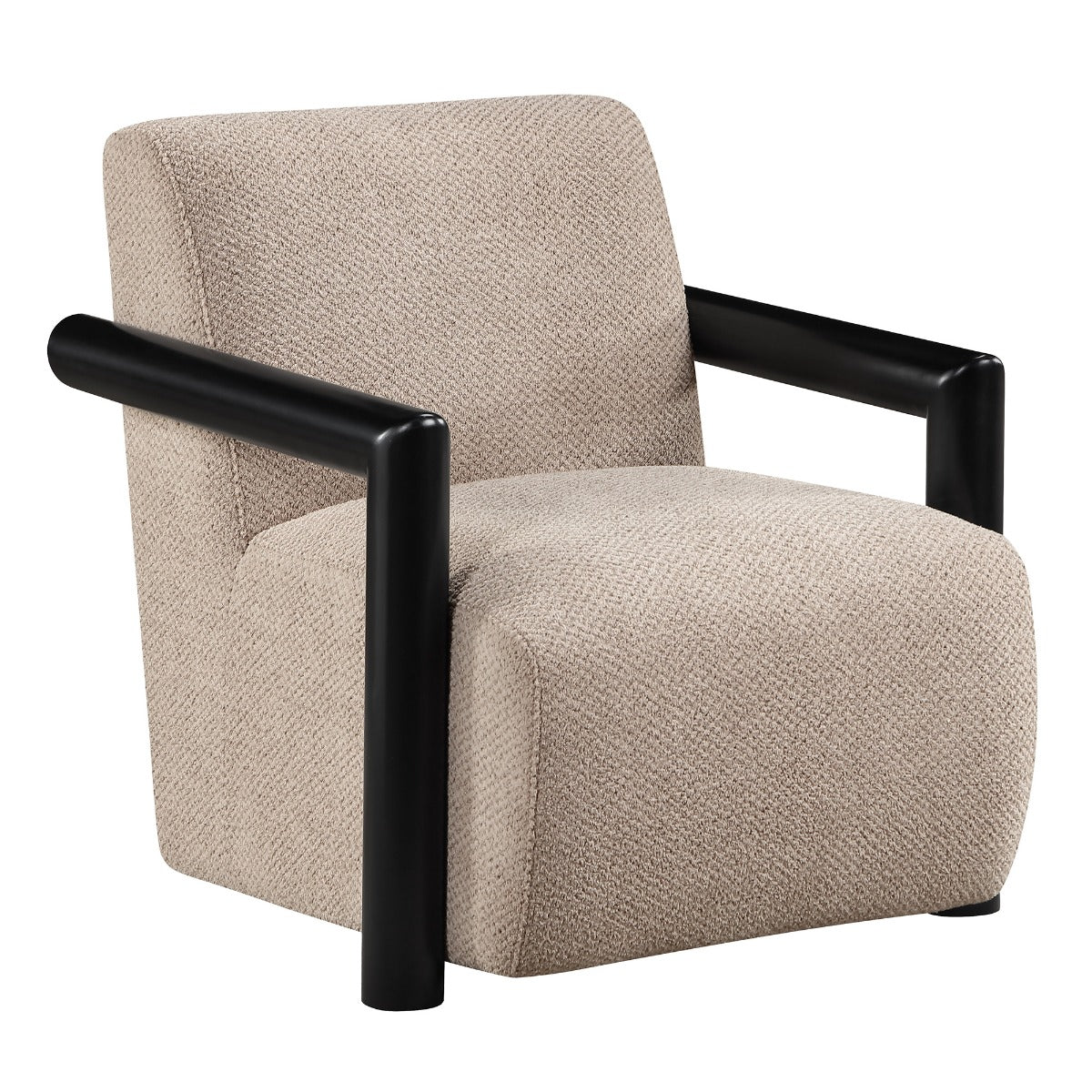 Jetta Latte/Black Accent Chair - Ornate Home
