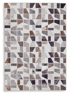 Jettner Multi 5' x 7' Rug - Ornate Home