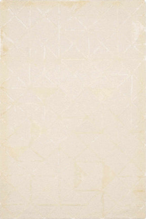 Jevau Beige Geometric Hand Tufted Wool Area Rug - Clearance - Ornate Home