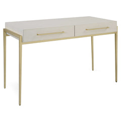 Jewel White Modern Desk - Ornate Home