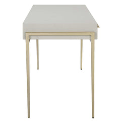 Jewel White Modern Desk - Ornate Home
