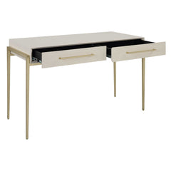 Jewel White Modern Desk - Ornate Home