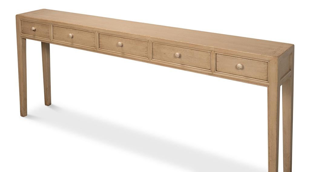 Jeweler's Ivory Console Table - Ornate Home