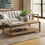 Jilian Imperial Brown Coffee Table - Ornate Home