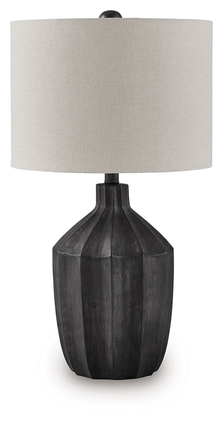 Jilton Black Poly Table Lamp - Ornate Home