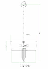 Jindalee Ceiling Light - Clearance - Ornate Home