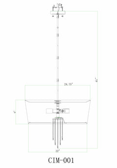 Jindalee Ceiling Light - Clearance - Ornate Home