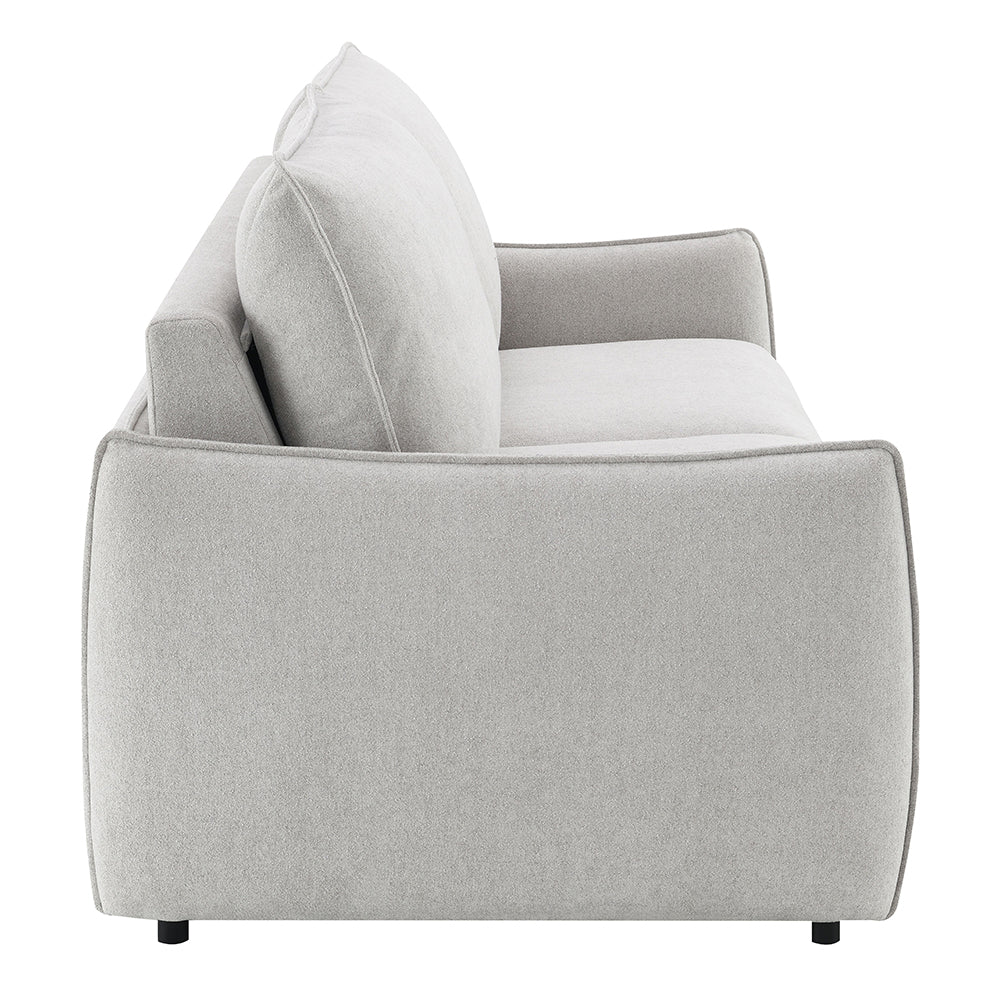 Jinn Beige Sofa w/Sleeper - Ornate Home