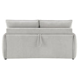 Jinn Beige Sofa w/Sleeper - Ornate Home