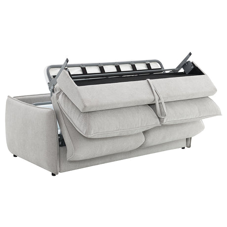 Jinn Beige Sofa w/Sleeper - Ornate Home