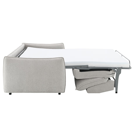 Jinn Beige Sofa w/Sleeper - Ornate Home