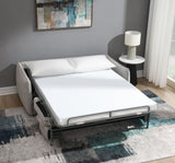Jinn Beige Sofa w/Sleeper - Ornate Home