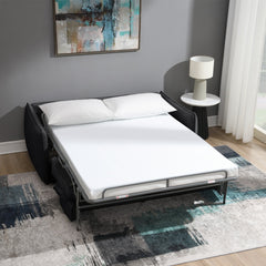 Jinn Elite Charcoal Sofa w/ Queen-size Sleeper - Ornate Home