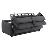 Jinn Elite Charcoal Sofa w/ Queen-size Sleeper - Ornate Home