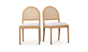 Jinny Flecked Beige Dining Chair (Set of 2) - Ornate Home