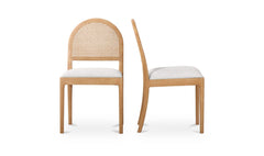 Jinny Flecked Beige Dining Chair (Set of 2) - Ornate Home