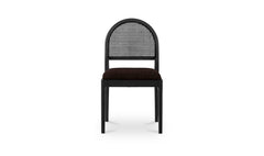 Jinny Warm Black Dining Chair (Set of 2) - Ornate Home