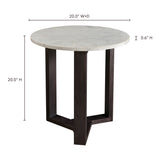 Jinxx Charcoal Grey Side Table - Ornate Home