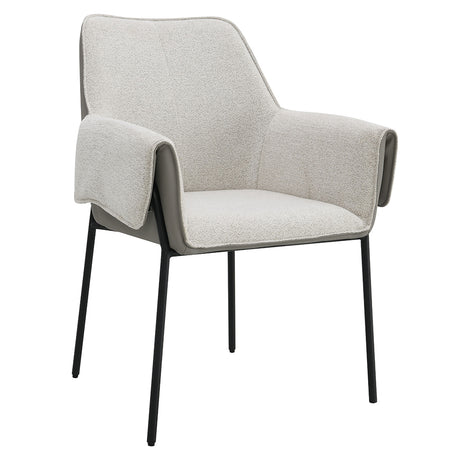 Jirina Beige Arm Chair (Set of 2) - Ornate Home