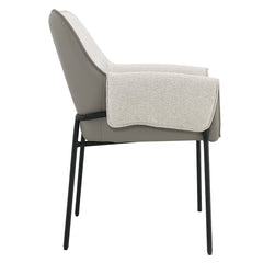 Jirina Beige Arm Chair (Set of 2) - Ornate Home