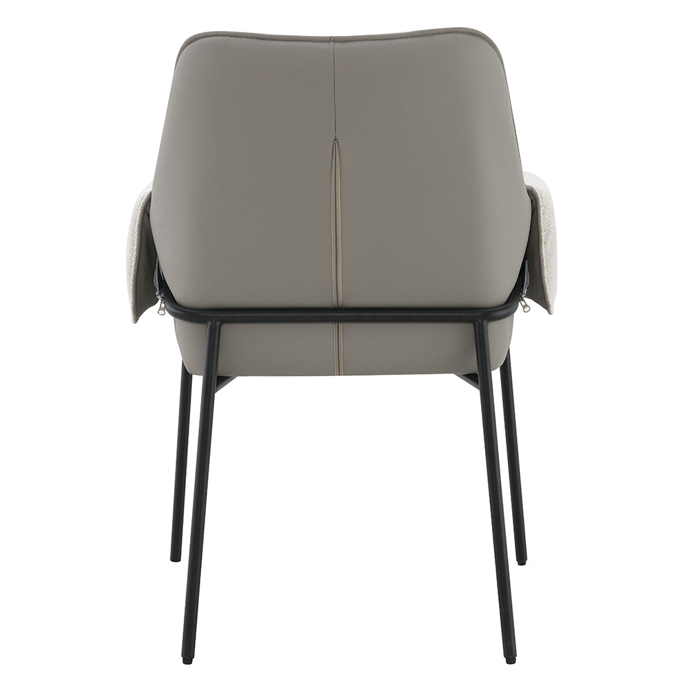 Jirina Beige Arm Chair (Set of 2) - Ornate Home