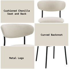 Jirina Beige Side Chair (Set of 2) - Ornate Home