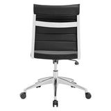 Jive Black Armless Mid Back Office Chair - Ornate Home