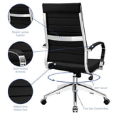 Jive Black Highback Office Chair - Ornate Home