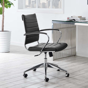 Jive Black Mid Back Office Chair - Ornate Home