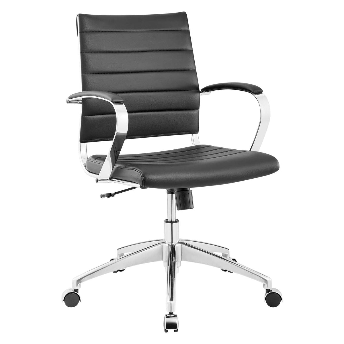 Jive Black Mid Back Office Chair - Ornate Home