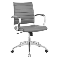Jive Gray Mid Back Office Chair - Ornate Home