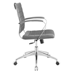 Jive Gray Mid Back Office Chair - Ornate Home