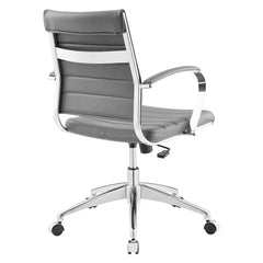 Jive Gray Mid Back Office Chair - Ornate Home