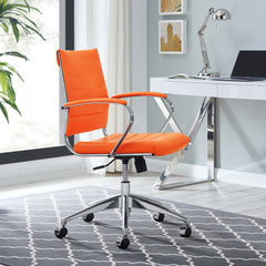 Jive Orange Mid Back Office Chair - Ornate Home